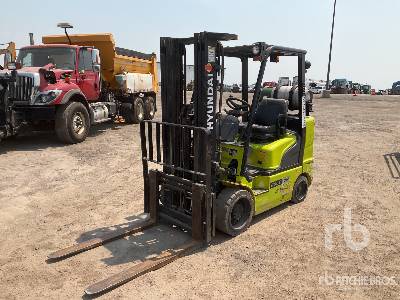2012 Hyundai 30LC7A 5560 lb LPG Cushion Tire Forklift