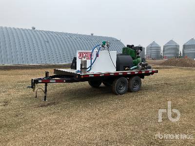2020 Custom Built 14 ft T/A Fuel & Water Service Trailer