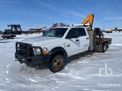 2007 Effer 62-4S 4894 lb Knuckle Boom on 2011 Ram 5500 HD 4x4 Crew Cab Boom Truck