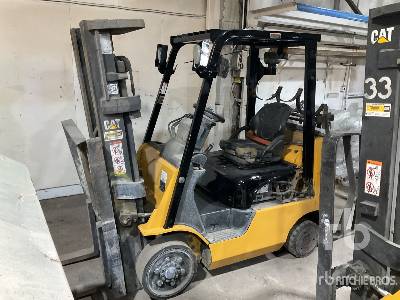 2014 Cat 2C5000 4750 lb Cushion Tire Forklift
