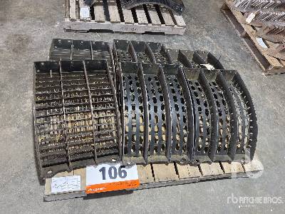 Quantity of (6) Case IH Combine Concave