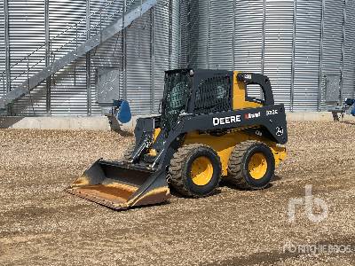 John Deere 332E Two-Speed Skid Steer Loader