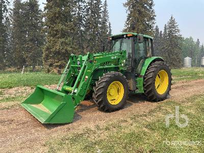2014 John Deere 6125M 4WD Tractor