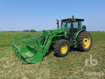 2017 John Deere 6135E 4WD Tractor