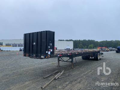 1980 TRAILMOBILE  48 ft T/A  Flatbed Trailer