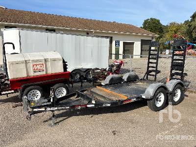 2021 PRATT  CP0510  5195 lb 10 ft T/A  Equipment Trailer