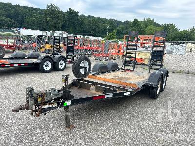 2018 PRATT  CP0510  17 ft T/A  Equipment Trailer