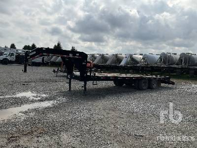 2010 DELCO FD 24K LOW PRO 25 ft T/A Gooseneck Equipment Trailer 2010 DELCO FD 24K LOW PRO 25 ft T/A Gooseneck Equipment Trailer