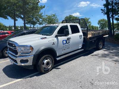 2019 RAM  5500  4x4 Crew Cab  Flatbed Truck