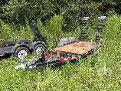 2019 MMDI  6960 lb 14 ft T/A  Equipment Trailer