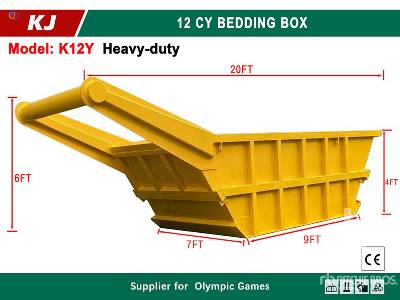 Unused 2025 KJ  K12Y  12 cyd (Unused)  Bedding Box