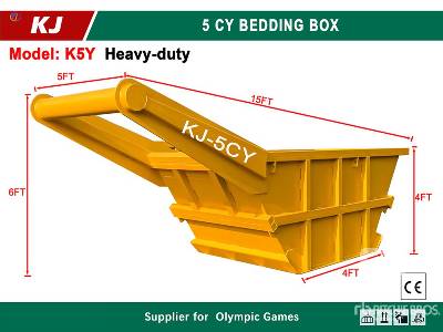 Unused 2025 KJ  K5Y  5 cyd (Unused)  Bedding Box