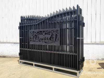 Unused 2025 SUNTOP S0720 Quantity of (6) 20 ft Wrought I ... Driveway Gate Unused 2025 SUNTOP S0720 Quantity of (6) 20 ft Wrought I ... Driveway Gate