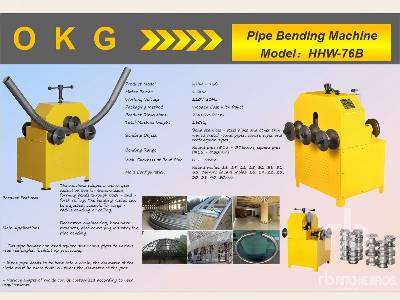 Unused 2025 OKG  HHW-76B  Multi Function Pipe Bender & (U ...  Rebar Bender