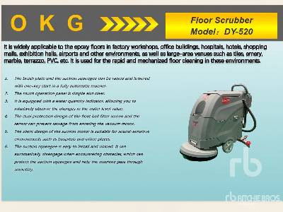 Unused 2025 OKG  DY-520  Walk-Behind Electric (Unused)  Sweeper