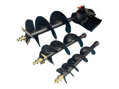 Unused 2025 ZVOX  VOX-ASA  Mini (3) Auger Bits w/ (Unused)  Skid Steer Auger