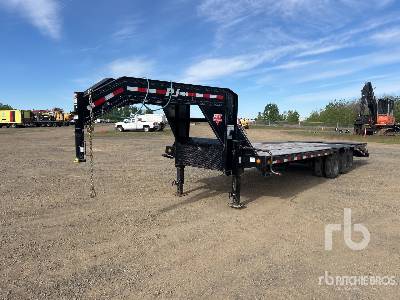 2022 PJ  3F342  25 ft T/A Gooseneck  Equipment Trailer