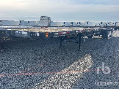 2015 CIMC  CIE48FBDA-STL  48 ft T/A Spread Axle  Flatbed Trailer