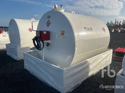 Unused 2025 AM TANK  2300N  2376 gal Skid Mounted Steel Die ...  Tank