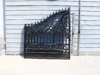 Unused 2025 SUHIVELEE  NG-14EU-2  Quantity of (2) Wrought Iron Bi ...  Driveway Gate