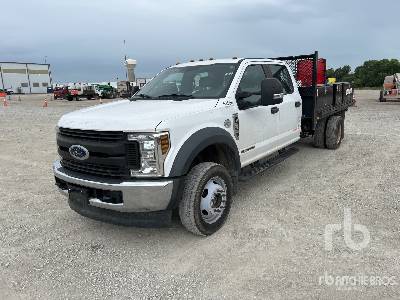 2019 FORD  F-550  XL 4x4 Crew Cab  Flatbed Truck