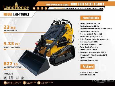 Unused 2025 LANDHONOR  LHR-T460K1  Mini (Unused)  Compact Track Loader