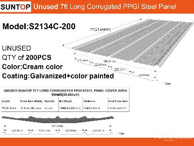 Unused 2025 SUNTOP  S2134C-200  Quantity of (200) 35 in x 7 ft  ...  Misc Shop, Warehouse, Consumer