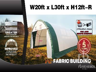 Unused 2025 SUHIVELEE 203012R-300GPE 20 ft x 30 ft x 12 ft (Unused) Storage Building Unused 2025 SUHIVELEE 203012R-300GPE 20 ft x 30 ft x 12 ft (Unused) Storage Building