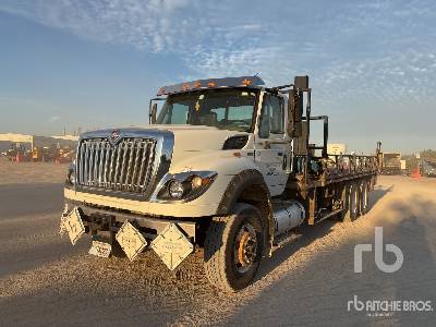 2014 INTERNATIONAL 7600 6x4 Flatbed Truck 2014 INTERNATIONAL 7600 6x4 Flatbed Truck
