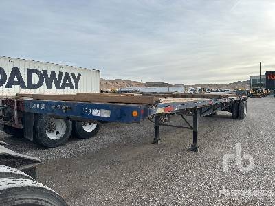 1984 FRUEHAUF PB80F245 80000 lb T/A Flatbed Trailer 1984 FRUEHAUF PB80F245 80000 lb T/A Flatbed Trailer