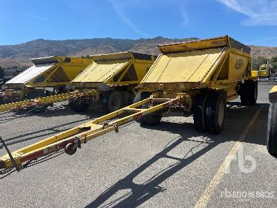 1999 RANCO  14 ft T/A Turntable Pup  Bottom Dump Trailer