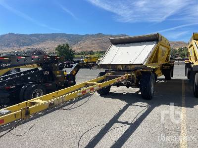 2006 RANCO 14 ft T/A Turntable Pup Bottom Dump Trailer 2006 RANCO 14 ft T/A Turntable Pup Bottom Dump Trailer