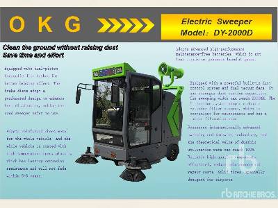 Unused 2025 OKG  DY-2000D  Ride-On Electric (Unused)  Sweeper