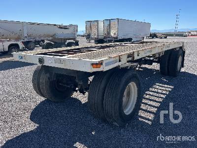 2002 UTILITY  FF2C  20 ft T/A Turntable  Flatbed Trailer