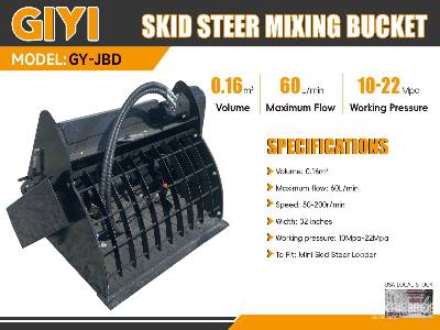 Unused 2025 GIYI GY-JBD 32 in Mini (Unused) Skid Steer Attachment - Other Unused 2025 GIYI GY-JBD 32 in Mini (Unused) Skid Steer Attachment - Other