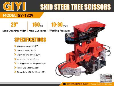 Unused 2025 GIYI GY-TS29 (Unused) Skid Steer Attachment - Other Unused 2025 GIYI GY-TS29 (Unused) Skid Steer Attachment - Other