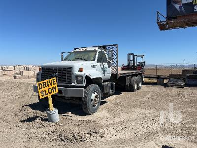 2001 CHEVROLET  C7500  6x4  Flatbed Truck