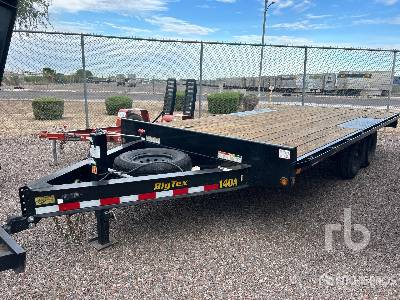 2025 BIG TEX  14OA-18BK-8SIR  18 ft T/A  Equipment Trailer