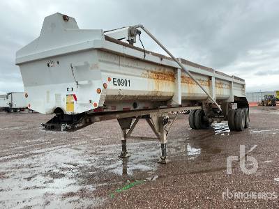 2009 LUFKIN  ULD-38  38 ft T/A Frameless  End Dump Trailer