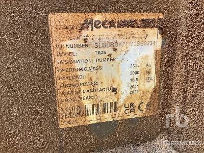 Photo of a 2021 Mecalac TA3H