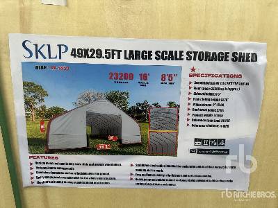 Unused 2025 SKLP SK-SS50 49 ft x 29 ft 6 in (Unused) Storage Building Unused 2025 SKLP SK-SS50 49 ft x 29 ft 6 in (Unused) Storage Building
