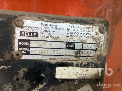 2016 BELLE PM20 Concrete Mixer 2016 BELLE PM20 Concrete Mixer