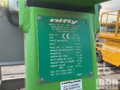 2017 NIFTY-LIFT  HR12  Boom Lift