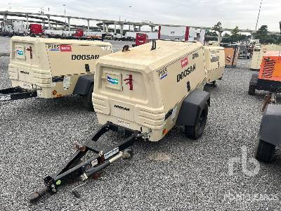 2016 DOOSAN  P185  185 cfm Mobile  Air Compressor