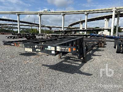 2020 FONTAINE  HADCC42WSA  35 ft Spread Axle T/A Sand Box  Container Chassis