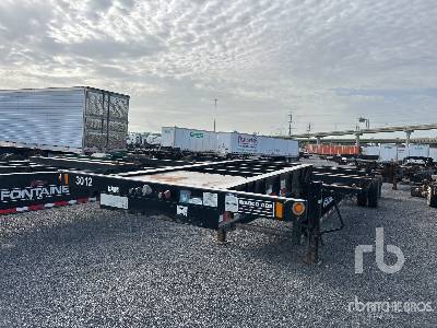 2020 FONTAINE  HADCC42WSA  35 ft Spread Axle T/A Sand Box  Container Chassis