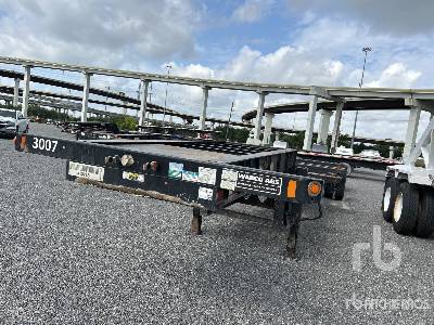 2020 FONTAINE  HADCC42WSA  35 ft Spread Axle T/A Sand Box  Container Chassis