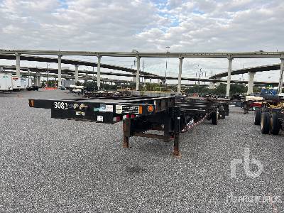 2019 FONTAINE  HADCC42WSA  33 ft Spread Axle T/A Sand Box  Container Chassis