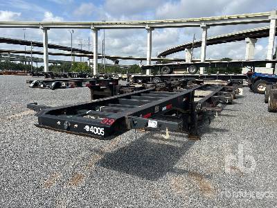 2019 MEGA TRANSPORTACIONES  33 ft Spread Axle T/A Sand Box  Container Trailer