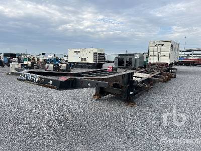 2019 MEGA  32 ft Spread Axle T/A Sand Box  ...  Container Chassis